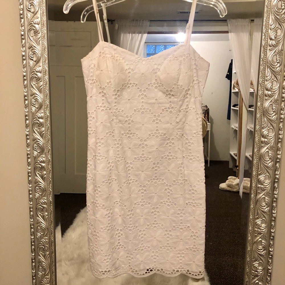 Lily Pulitzer White Lace Eyelet Dress